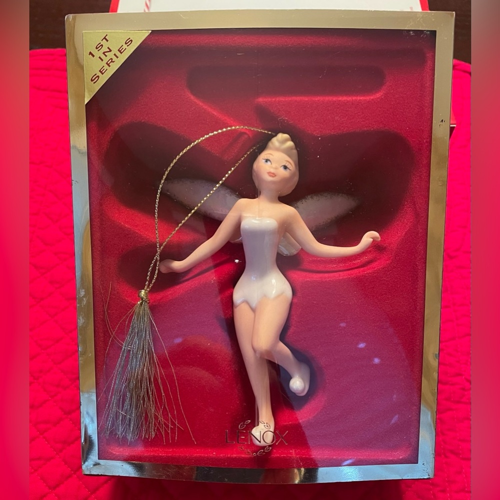 Lenox Tip Toe Tinkerbell Christmas Ornament
